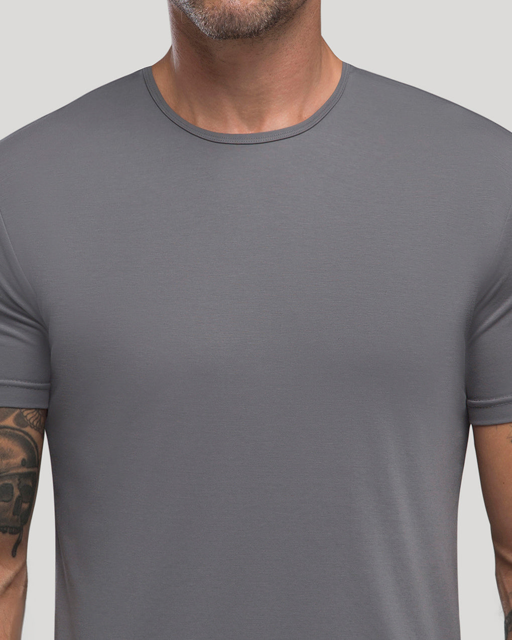Crew Curve-Hem Tee