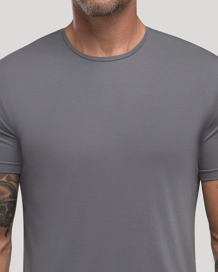 Crew Curve-Hem Tee