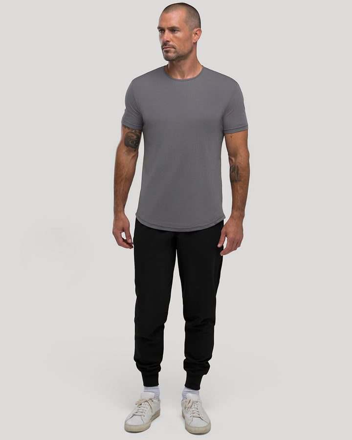 Crew Curve-Hem Tee