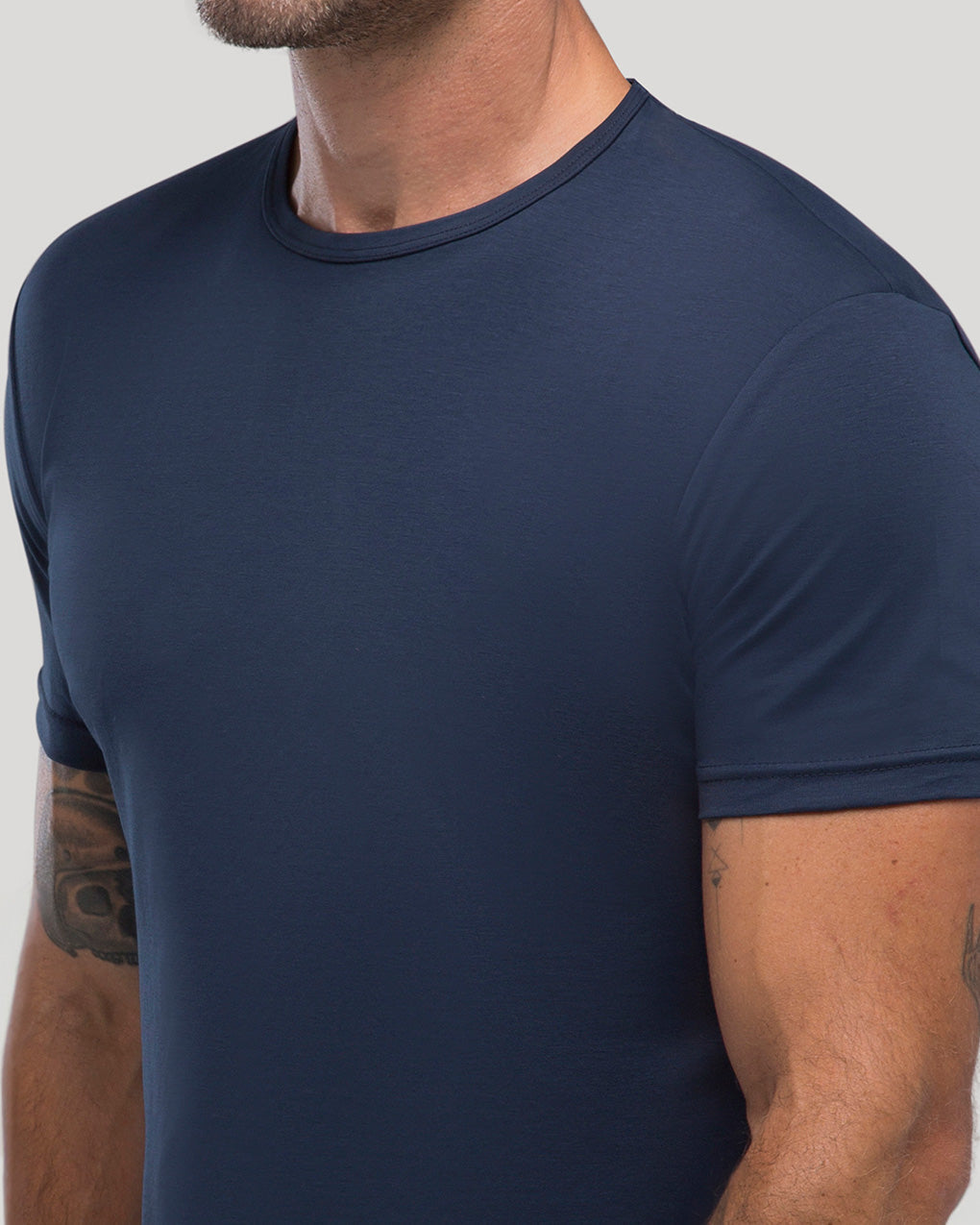 Crew Curve-Hem Tee