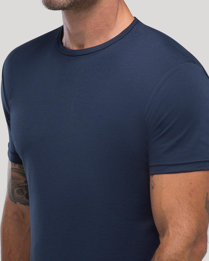 Crew Curve-Hem Tee