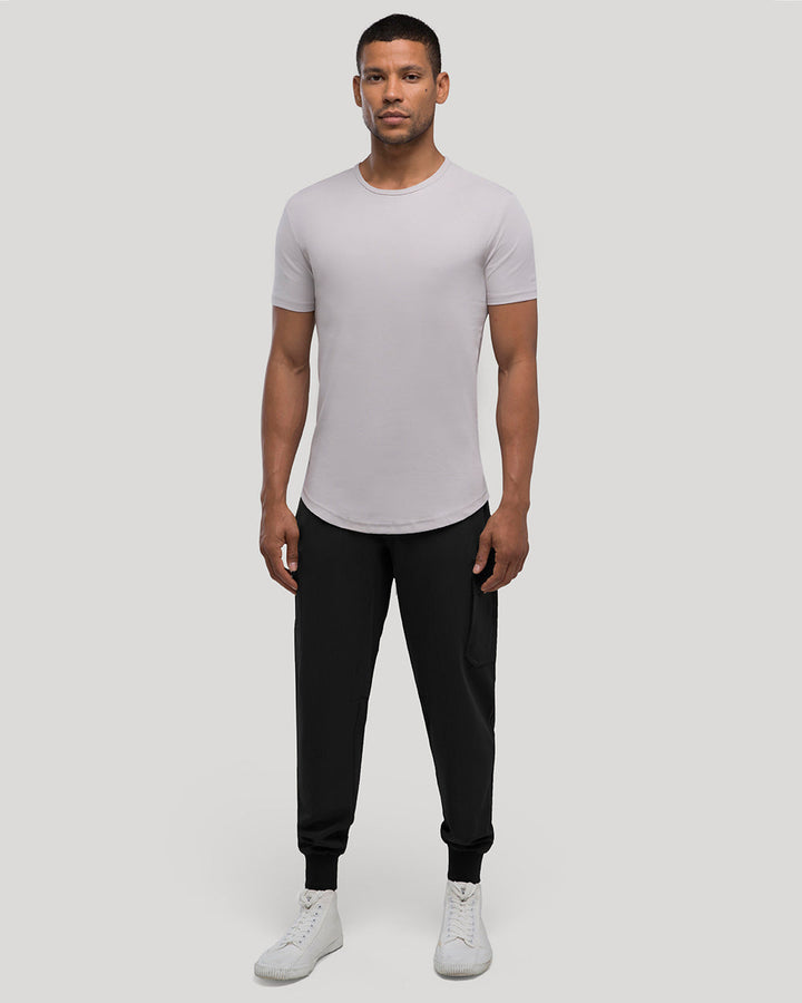 Crew Curve-Hem Tee