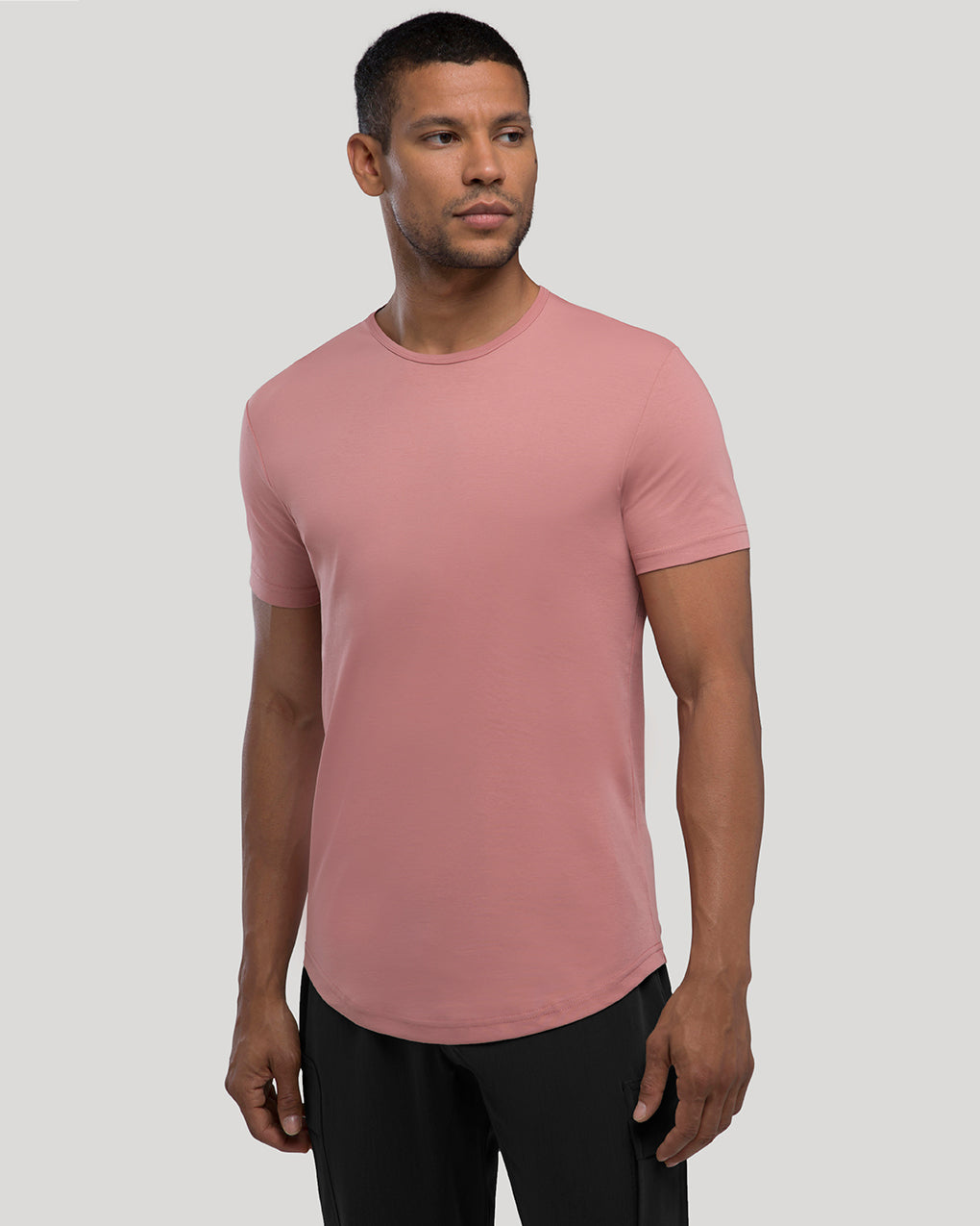 Crew Curve-Hem Tee