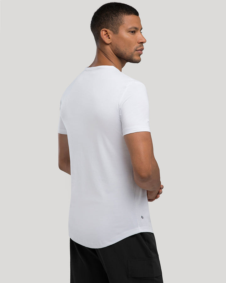 Crew Curve-Hem Tee