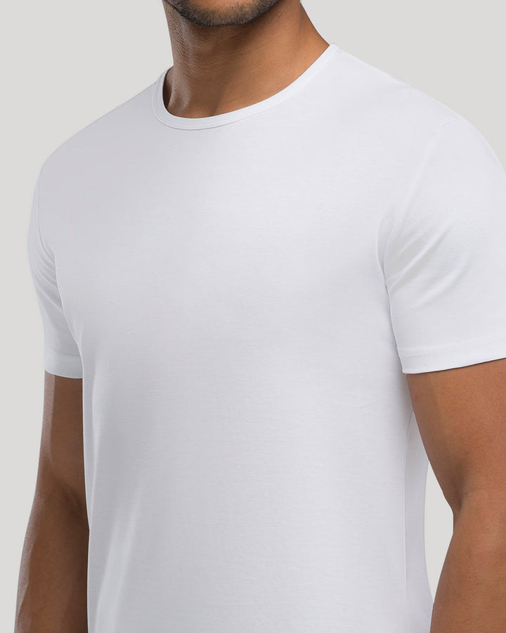 Crew Curve-Hem Tee
