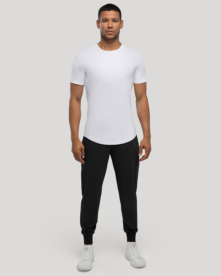 Crew Curve-Hem Tee