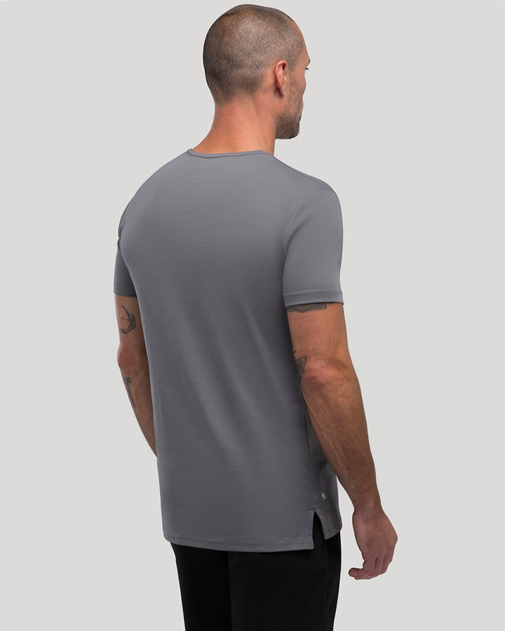 Crew Split-Hem Tee