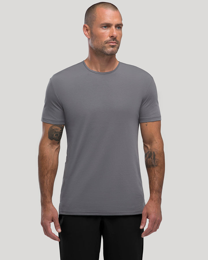 Crew Split-Hem Tee