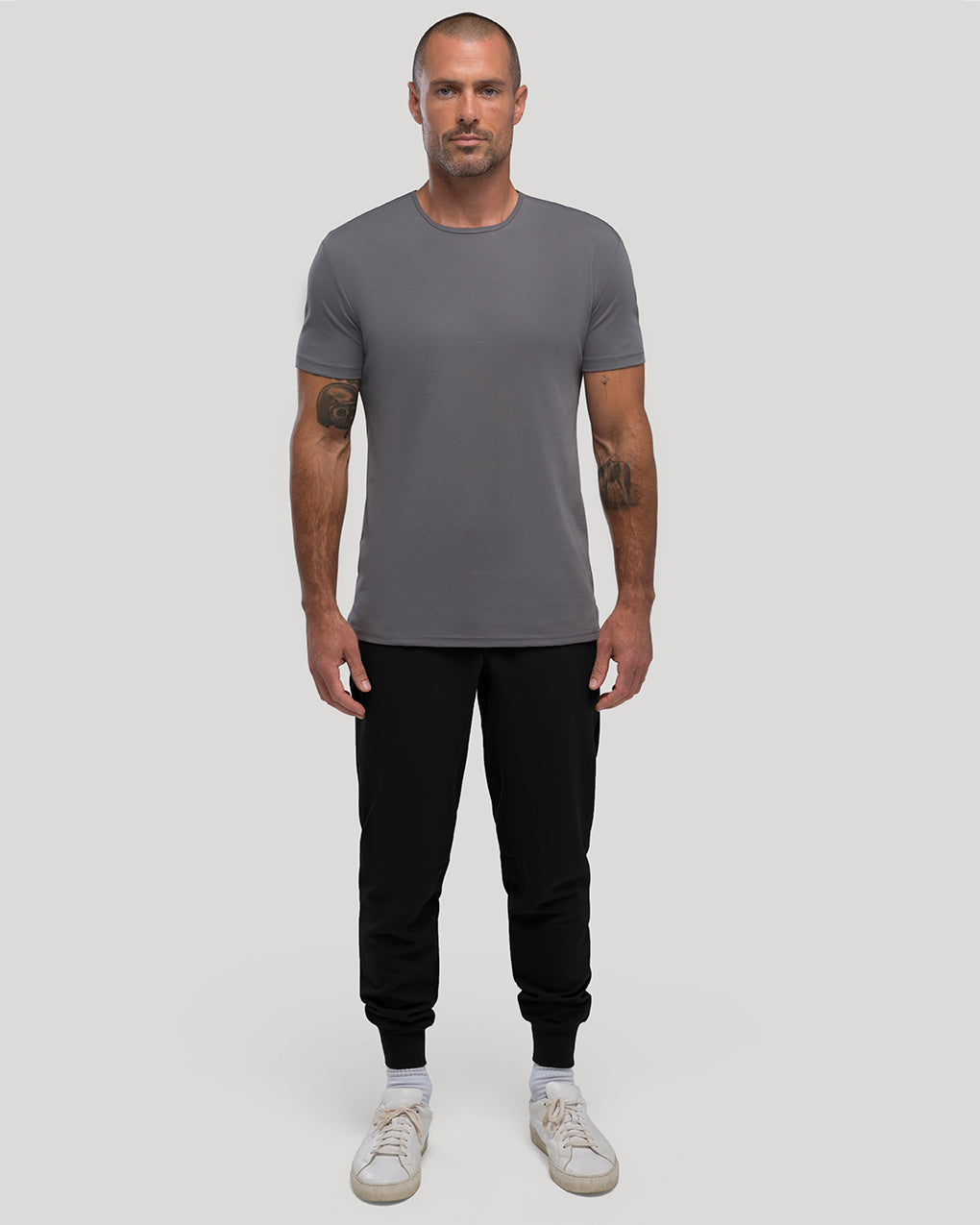 Crew Split-Hem Tee
