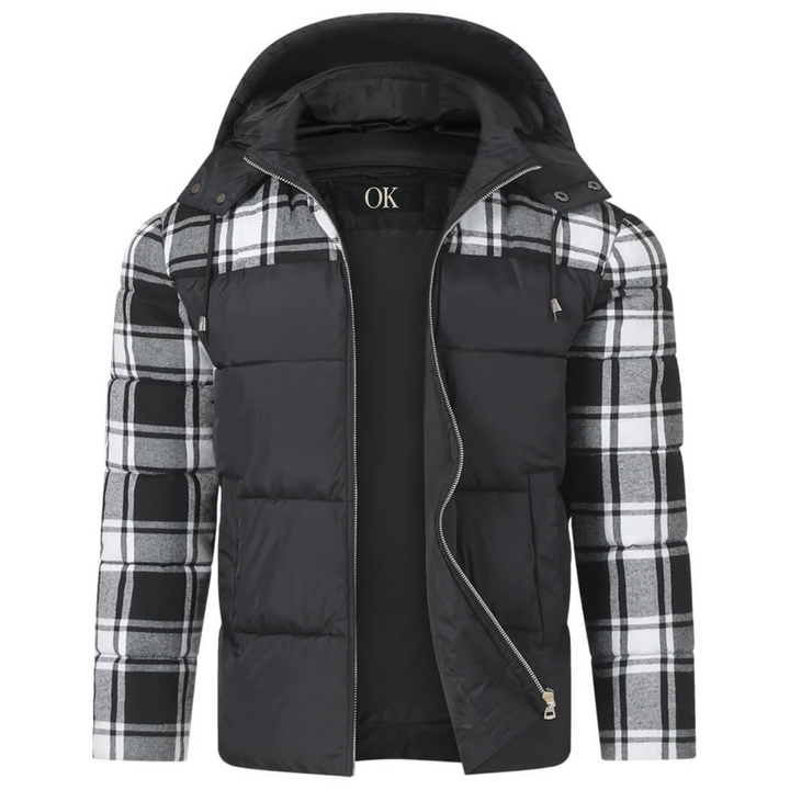 Plaid Puffer Jacket