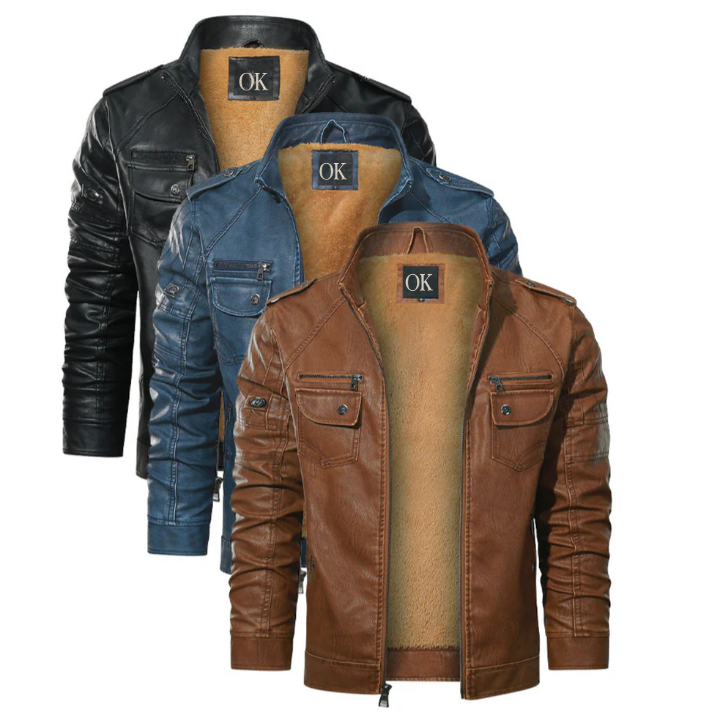 Fleece Biker Jacket 3-Pack