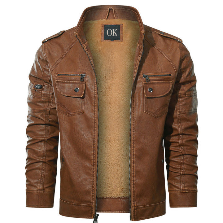 Fleece Biker Jacket