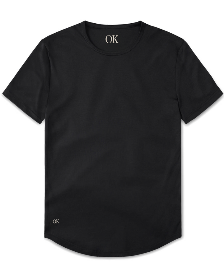 Crew Curve-Hem Tee