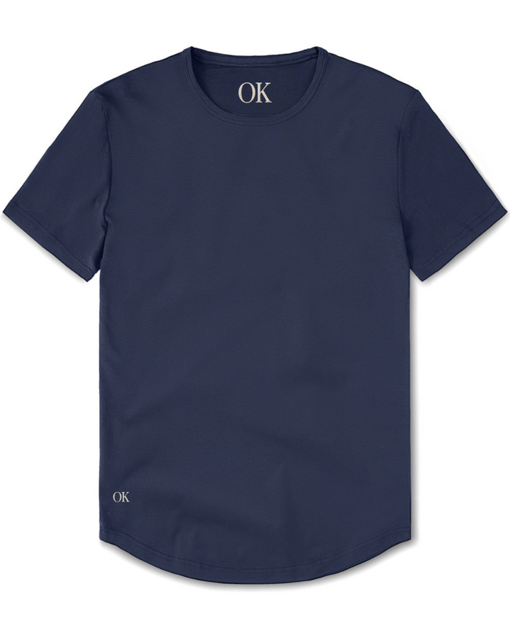 Crew Curve-Hem Tee