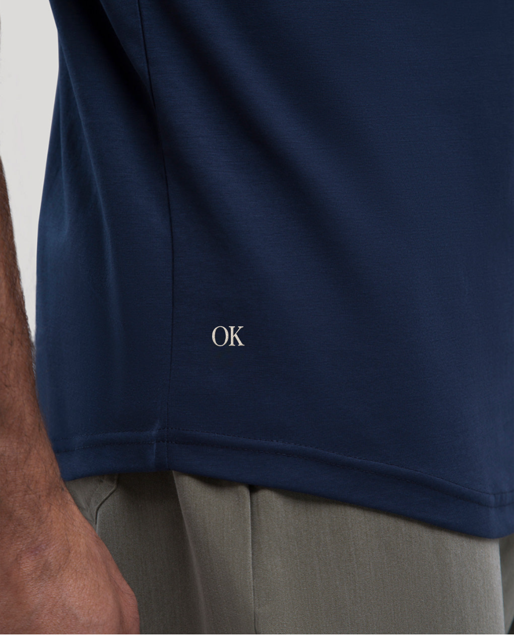 Crew Curve-Hem Tee