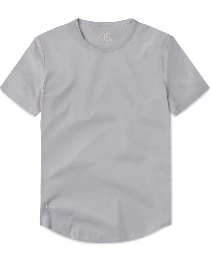 Crew Curve-Hem Tee