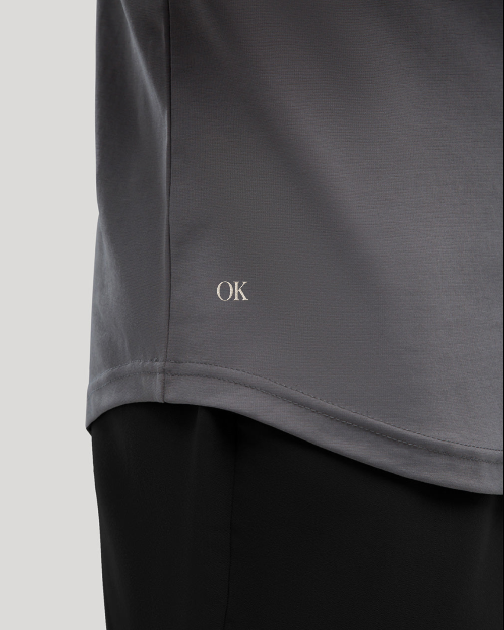 Crew Curve-Hem Tee