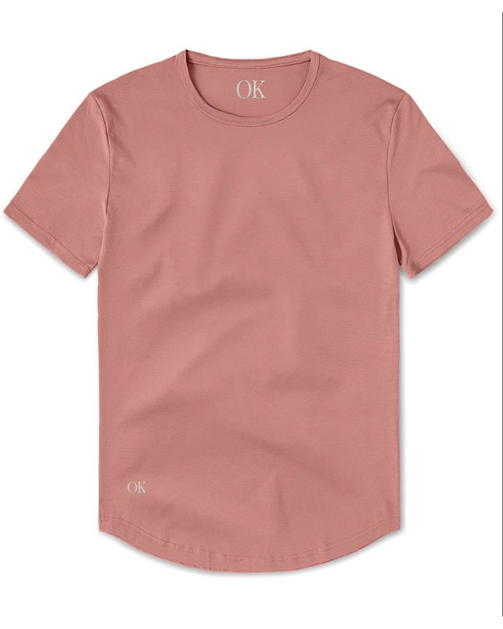 Crew Curve-Hem Tee
