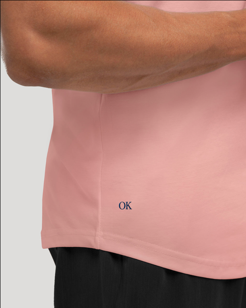 Crew Curve-Hem Tee