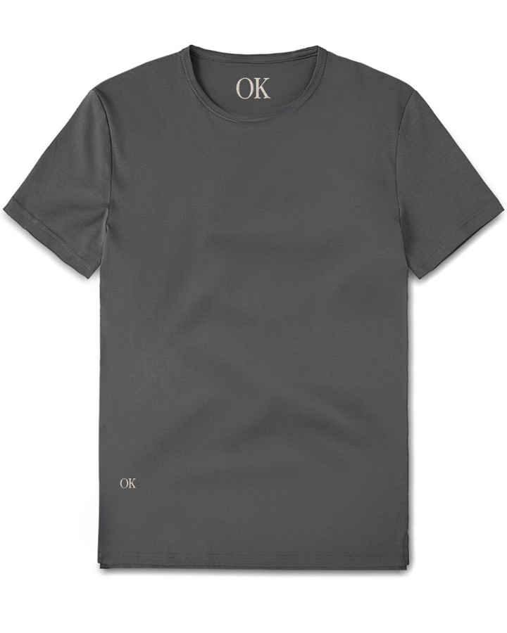 Crew Split-Hem Tee