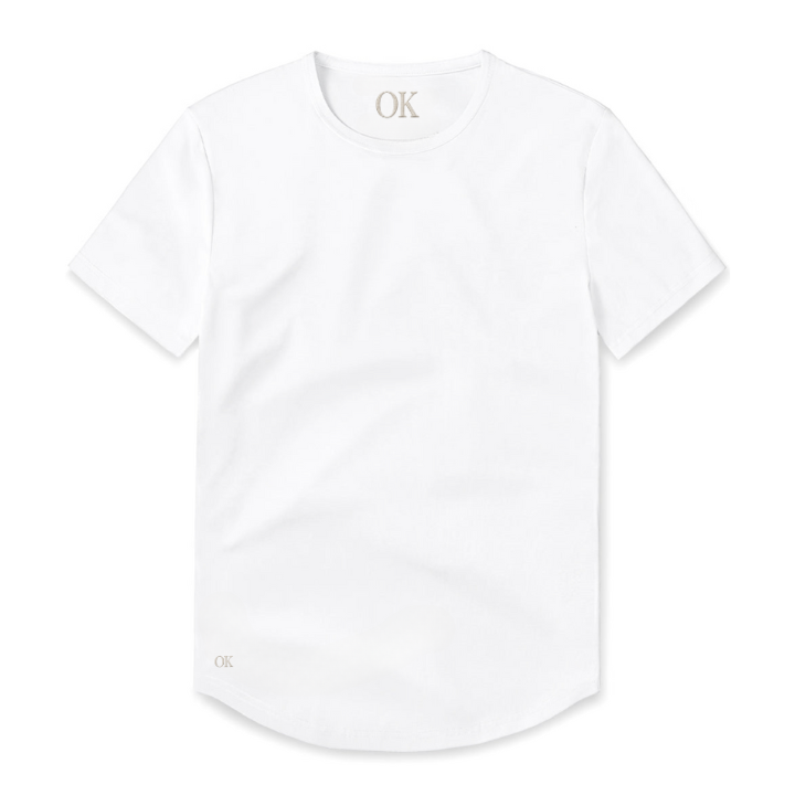 Crew Curve-Hem Tee