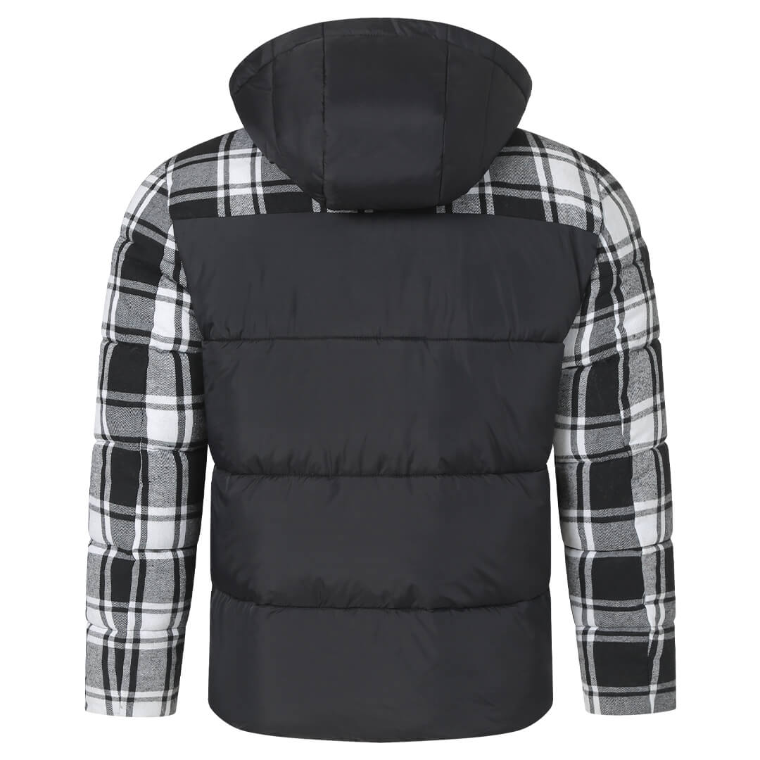 Plaid Puffer Jacket