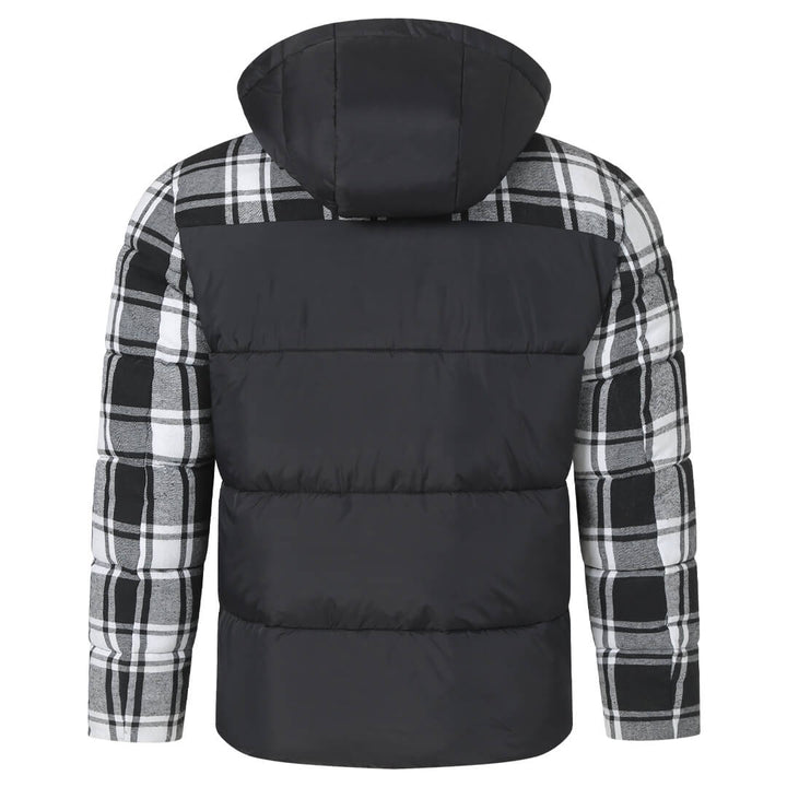 Plaid Puffer Jacket